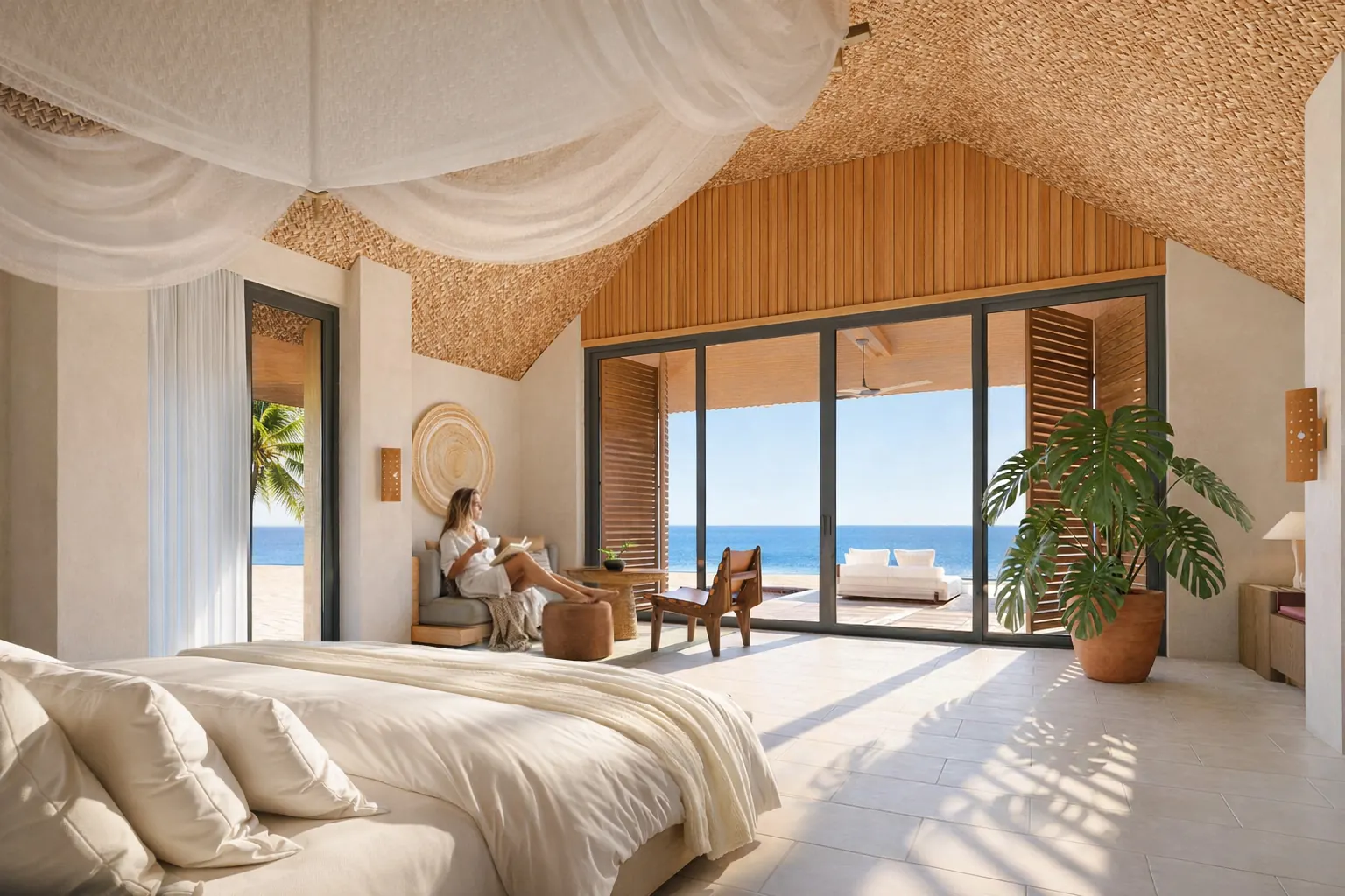 Master Bedroom with Ocean View