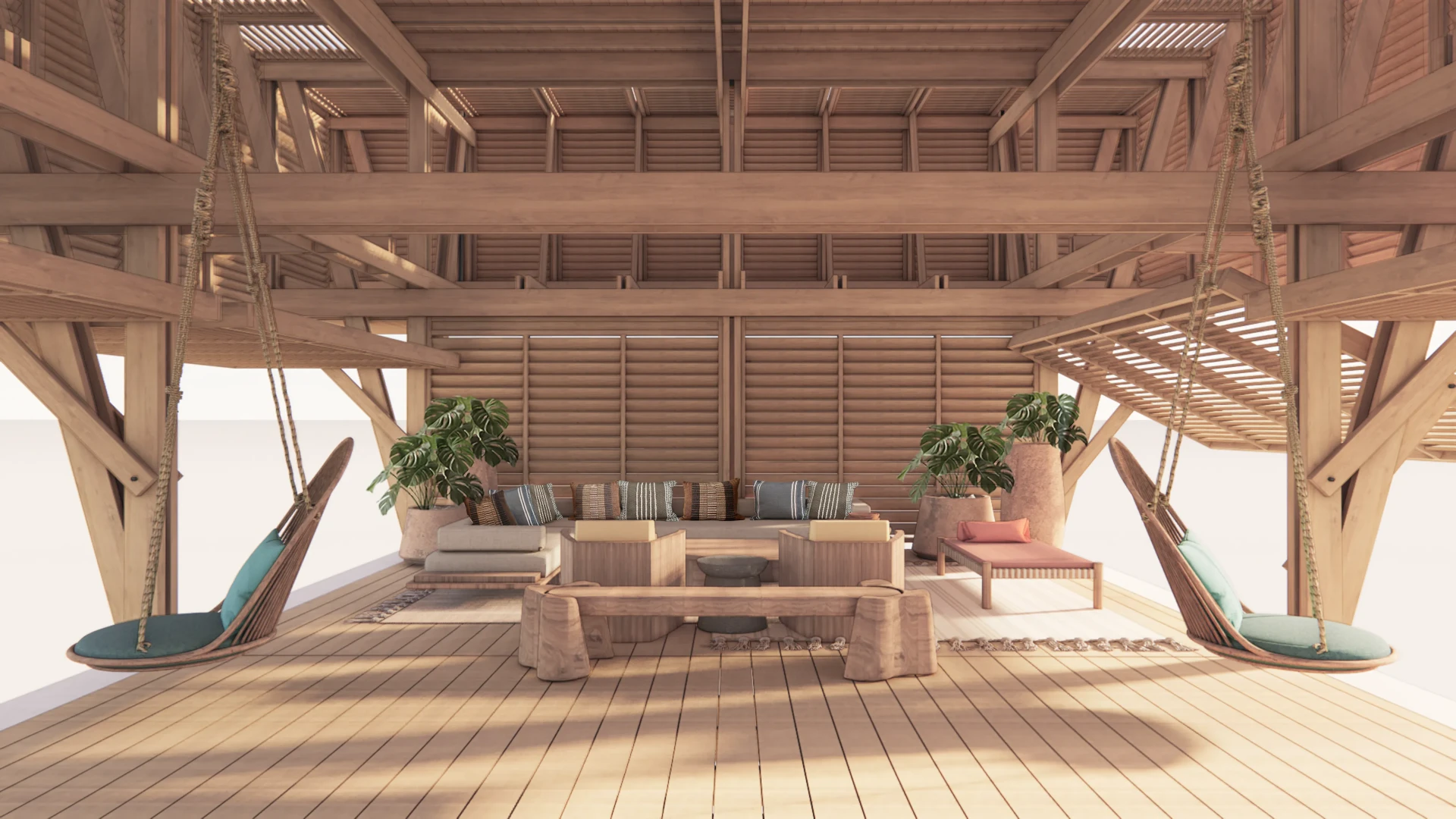 Yoga pavilion